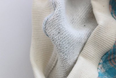 画像2: 【Choice】タータンチェック柄長袖トレーナー　水色×サーモンピンク