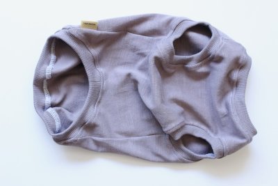 画像1: 【Choice】袖が選べる！洗い晒し感がカッコいいスラブ天竺のお洋服　小豆ミルク