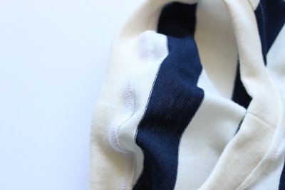 画像2: 【Choice】袖が選べる！しましまのお洋服　ネイビー×オフ白