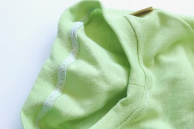 画像3: 【Choice】袖が選べる！洗い晒し感がカッコいいスラブ天竺のお洋服　青リンゴ