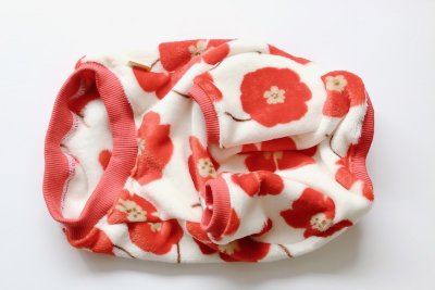 画像1: ふわふわ滑らかボアのお洋服 半袖 ゼラニウム(内側毛足長め) M