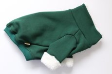 画像1: 【Choice】スタンドカラーのサンタ服　緑 (1)