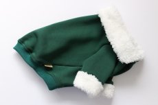 画像2: 【Choice】スタンドカラーのサンタ服　緑 (2)