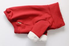 画像1: 【Choice】スタンドカラーのサンタ服　赤 (1)